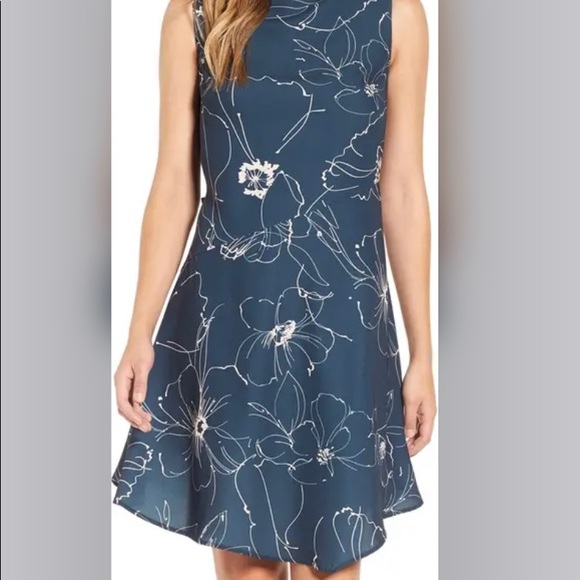 'Heat Wave' Floral Print A-Line Dress - Picture 2 of 7